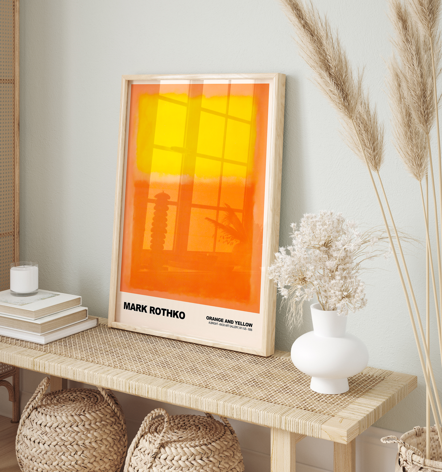 Poster Mark Rothko · Orange and Yellow · Abstrakter Expressionismus, Farbfeld · Print ohne Rahmen