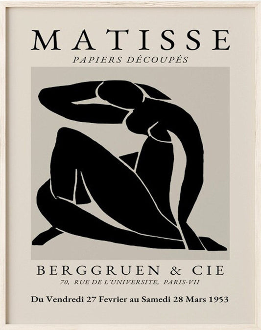 Poster Matisse Abstrakt als Deko Print ohne Rahmen