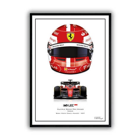 Poster Formel 1 Helme Rennfahrer Gewinner I Deko Print ohne Rahmen