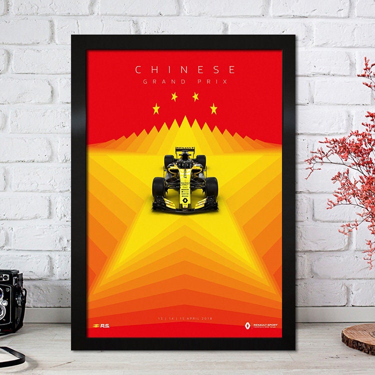Poster Formel 1 Rennfahrer Legenden Rennwagen I Deko Print ohne Rahmen