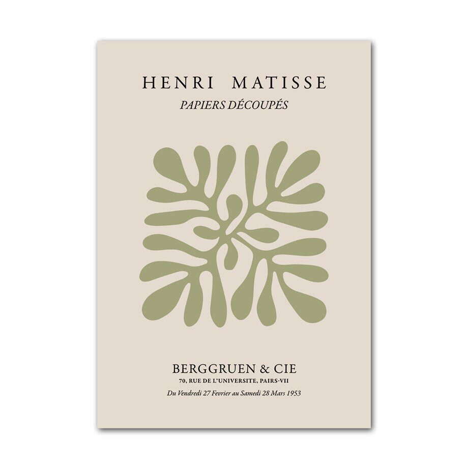 Poster Boho Abstrakt Berggrün | Bilder Wohnzimmer | Wandbilder Schlafzimmer | Deko Print ohne Rahmen | Bilder Set Kunstdruck