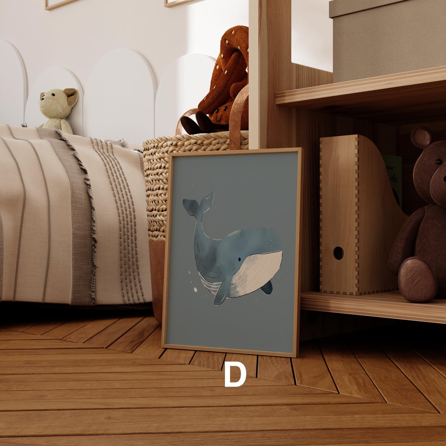 Magische Unterwasserwelt Poster Kinderzimmer · Geschenkidee für Kinder ·Märchenhafte Ozeane · Ozean-Abenteuer ·Deko Print ohne Rahmen