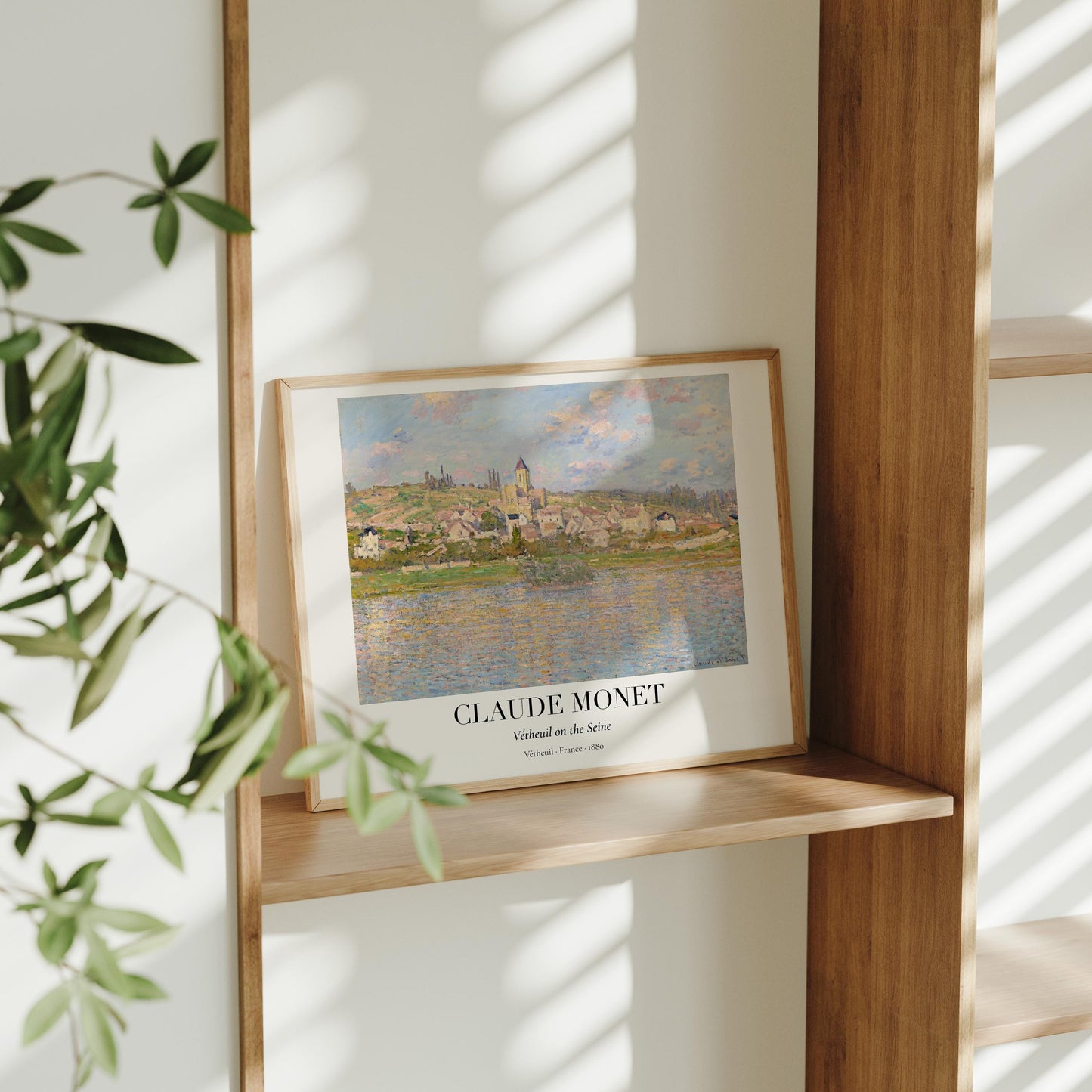 Claude Monet Poster · Antibes Frankreich 1888 · Mittelmeer Küste Kunst · Impressionismus Kunstdruck · Landschaft · Dekoprint ohne Rahmen