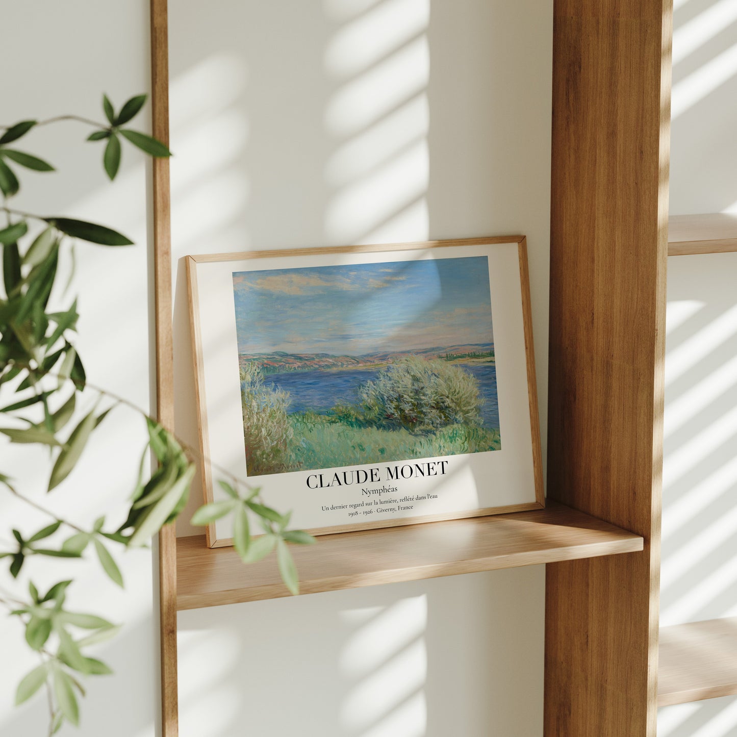 Claude Monet Poster · Nymphéas 1918–1926 · Seerosen-Serie · Deko print ohne Rahmen