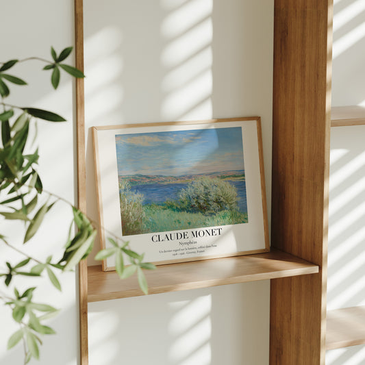 Claude Monet Poster · Nymphéas 1918–1926 · Seerosen-Serie · Deko print ohne Rahmen