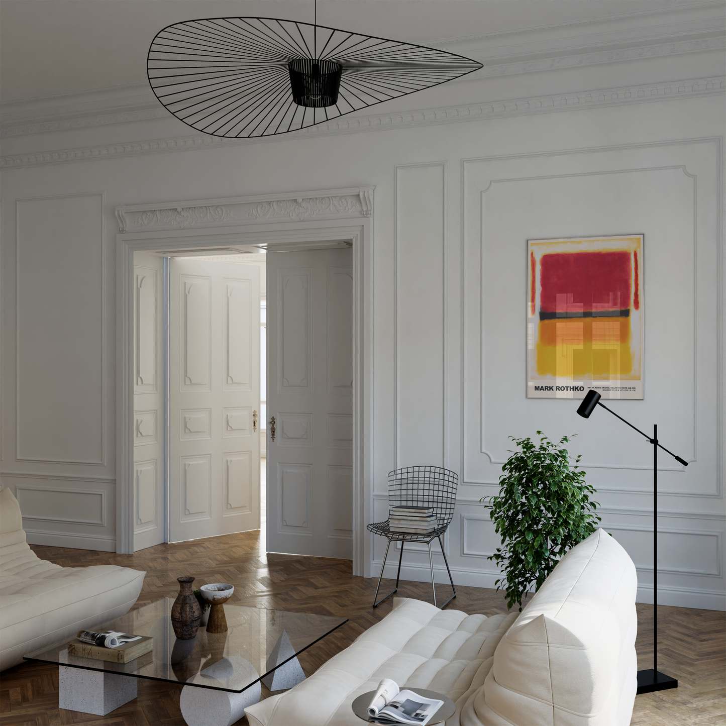 Poster Mark Rothko · Violet, Black, Orange, Yellow on White and Red · Abstrakter Expressionismus, Farbfeldmalerei · Print ohne Rahmen