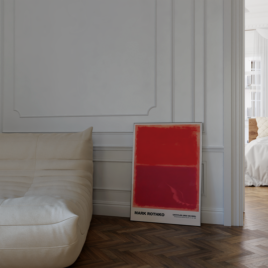 Poster Mark Rothko · Untitled (Red on Red) · Abstrakter Expressionismus, Farbfeld · Print ohne Rahmen