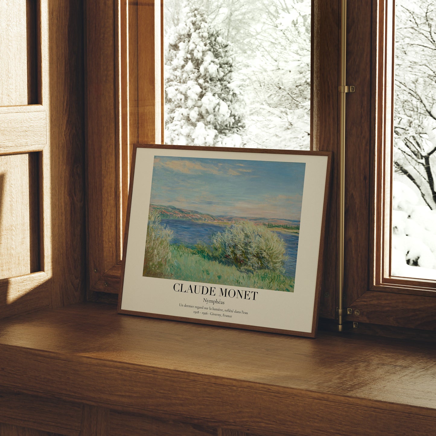 Claude Monet Poster · Nymphéas 1918–1926 · Seerosen-Serie · Deko print ohne Rahmen