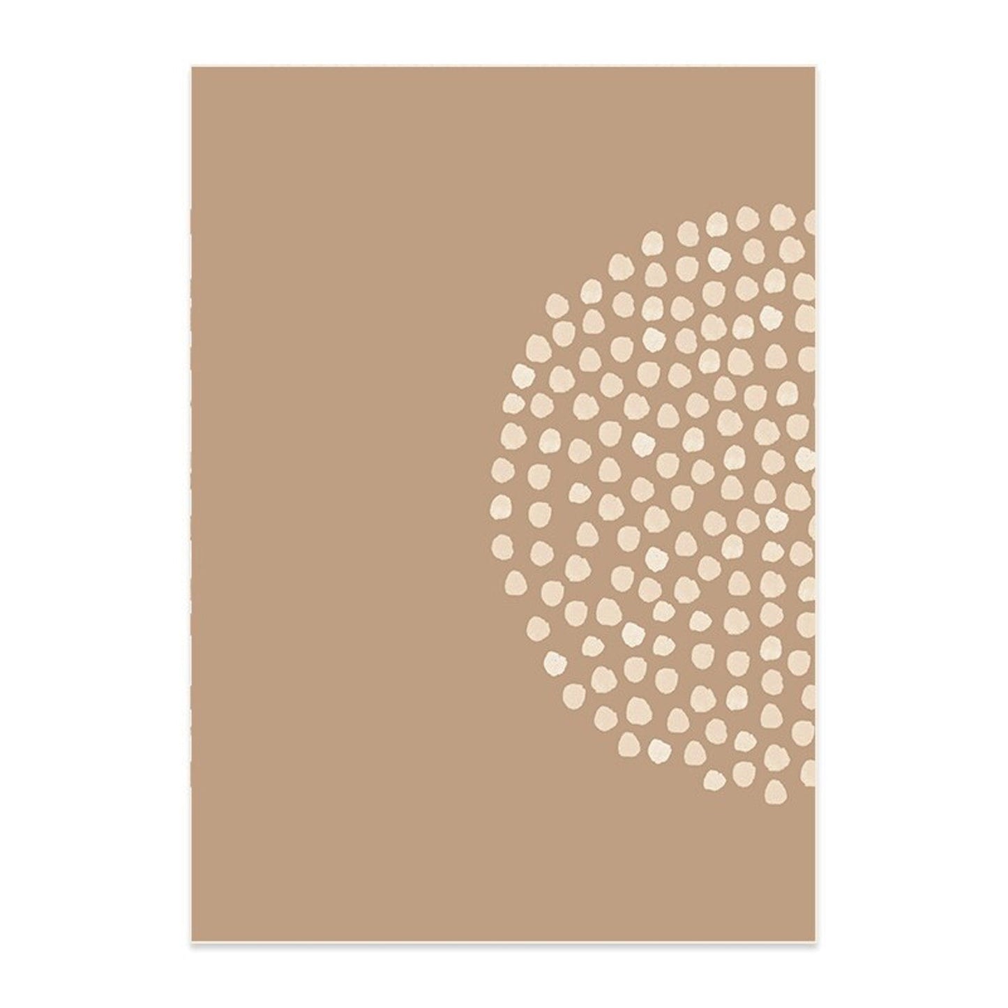 Poster Boho Halbkreise und Linien als Deko Print ohne Rahmen