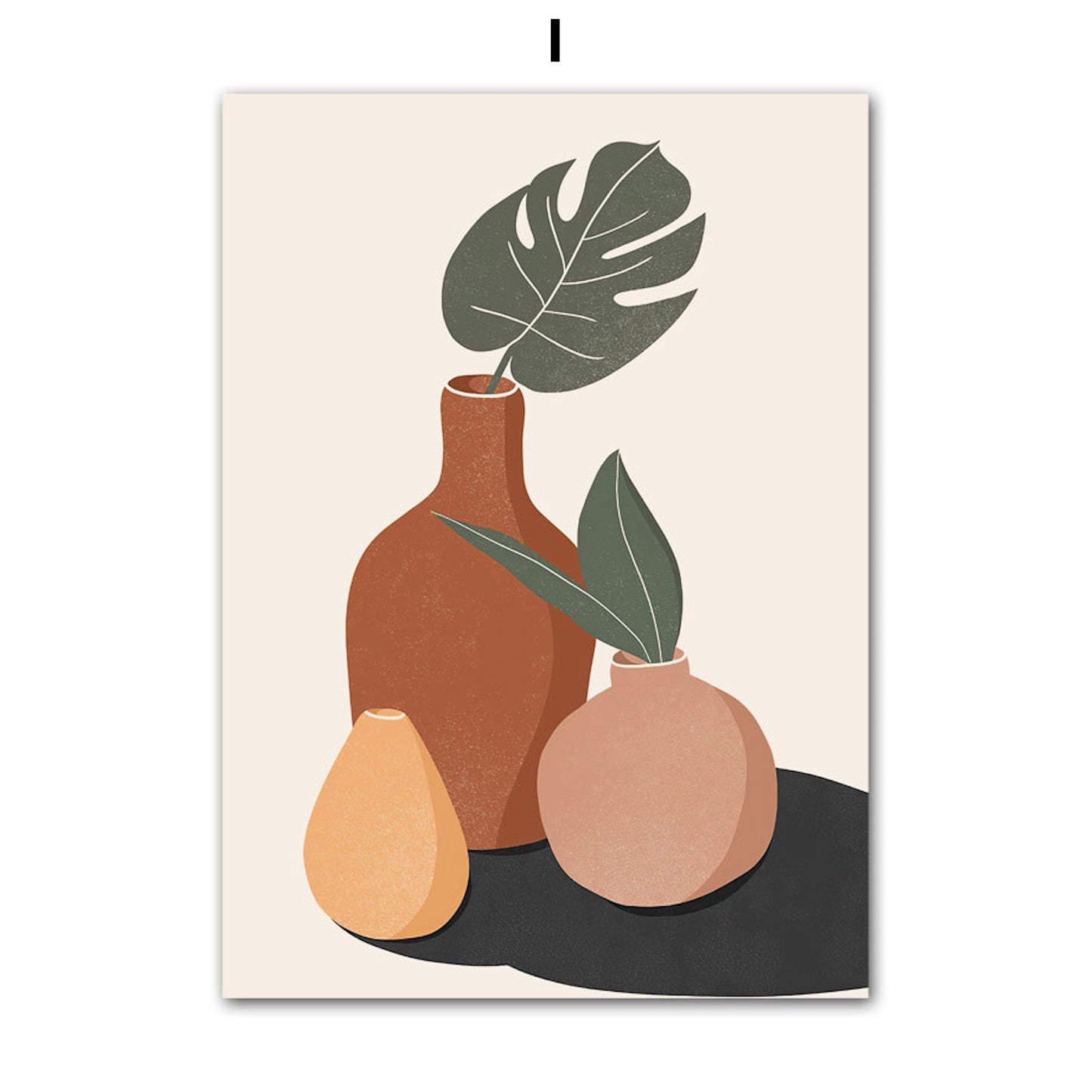 Poster Boho Abstrakt Boho I Berge Sonne | Bilder Wohnzimmer | Wandbilder Schlafzimmer | Deko Print ohne Rahmen | Bilder Set Kunstdruck