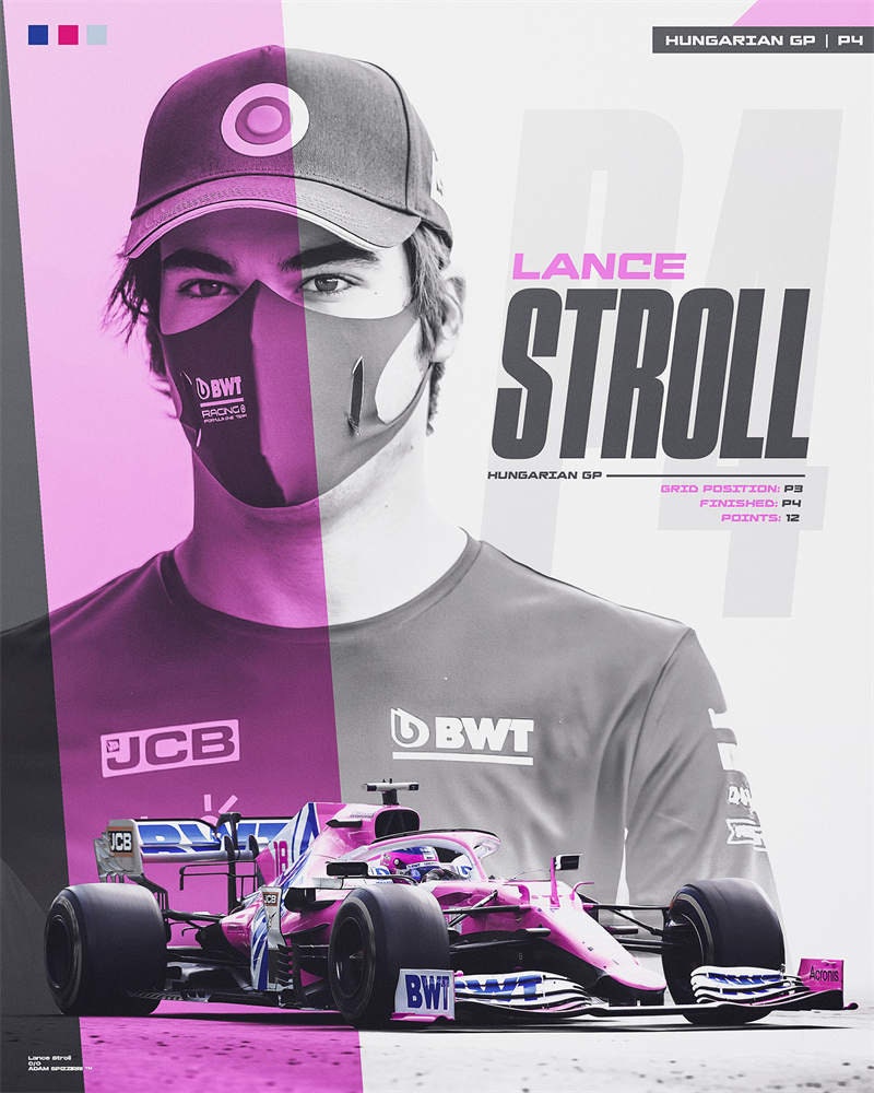 Poster Formel 1 Rennfahrer Rennwagen I Deko Print ohne Rahmen