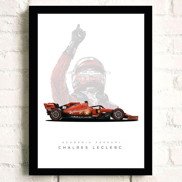 Poster Formel 1 Rennwagen Grand Prix Rennfahrer Legenden I  Deko Print ohne Rahmen