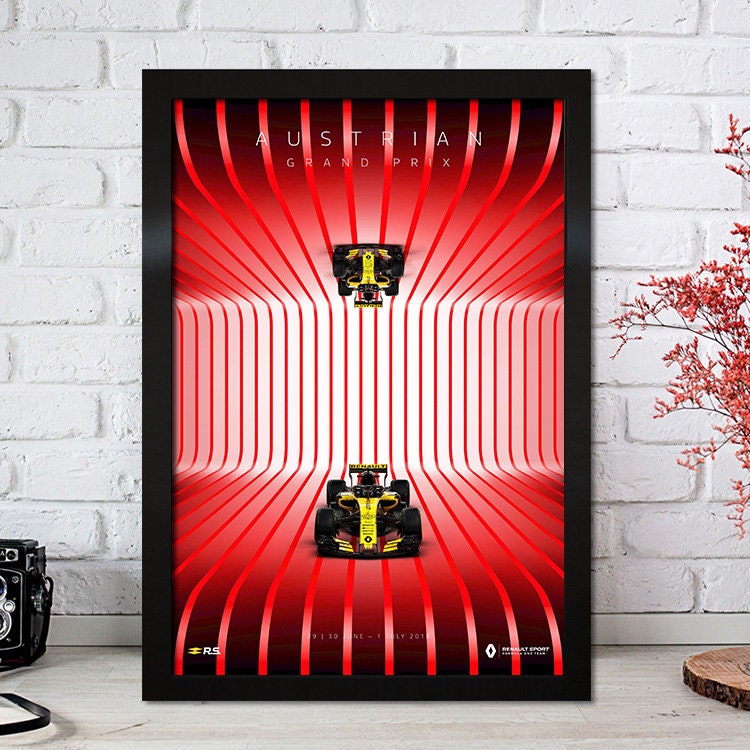 Poster Formel 1 Rennfahrer Legenden Rennwagen I Deko Print ohne Rahmen