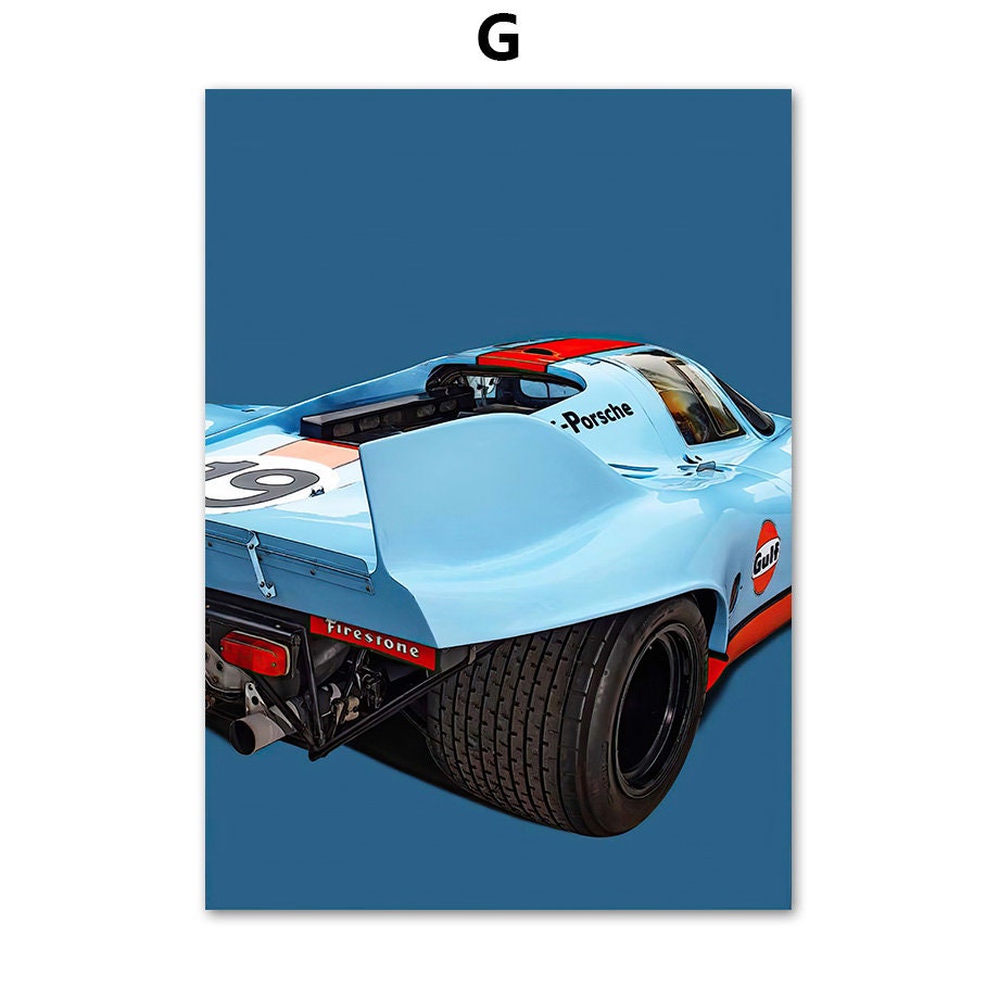 Poster Formel 1 Rennwagen Rennfahrer I Deko Print ohne Rahmen