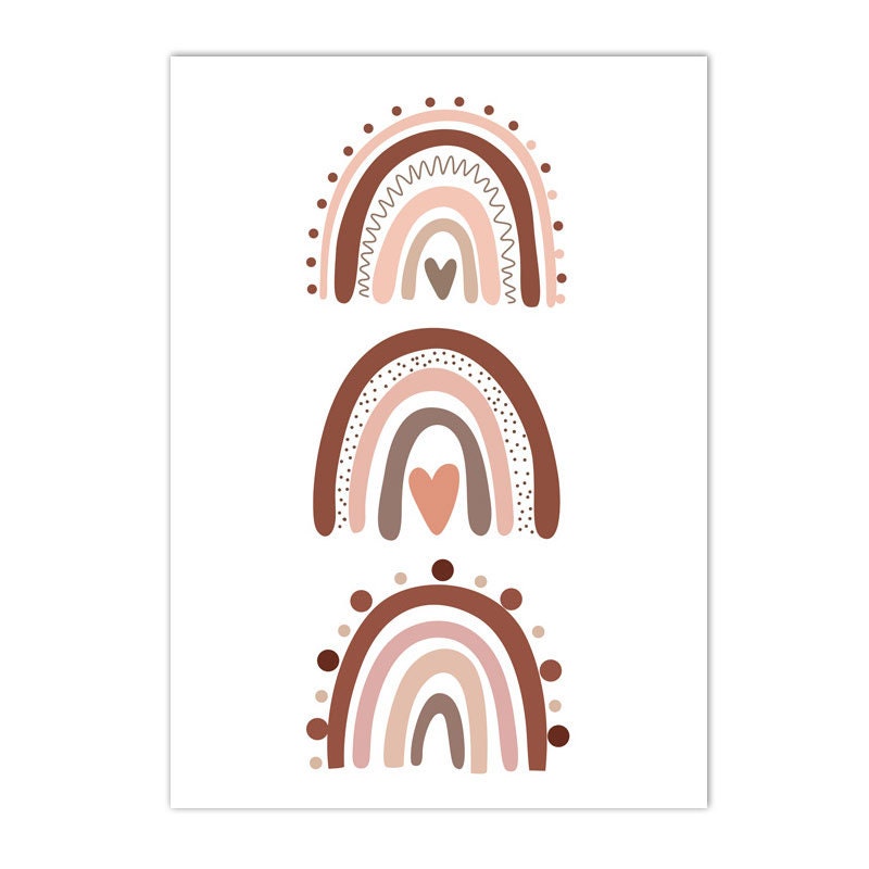 Poster Kinderzimmer Buchstaben Alphabet Boho I Kinderzimmer Bilder I Wand Deko I Kunst Druck I Deko Print I ohne Rahmen