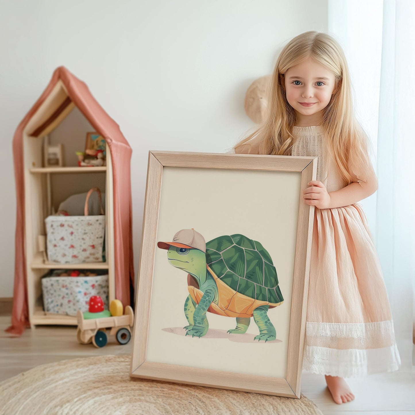 Magische Unterwasserwelt Poster Kinderzimmer · Geschenkidee für Kinder ·Märchenhafte Ozeane · Ozean-Abenteuer ·Deko Print ohne Rahmen