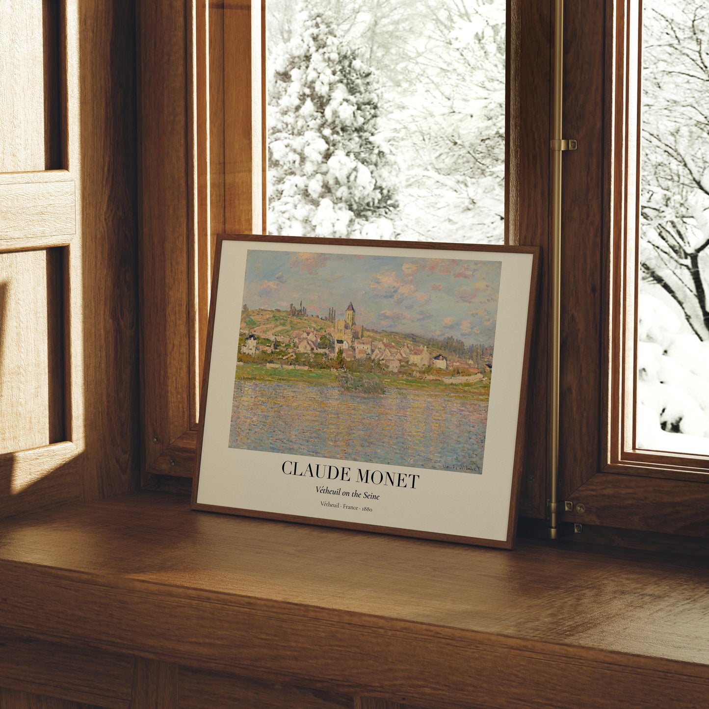 Claude Monet Poster · Antibes Frankreich 1888 · Mittelmeer Küste Kunst · Impressionismus Kunstdruck · Landschaft · Dekoprint ohne Rahmen